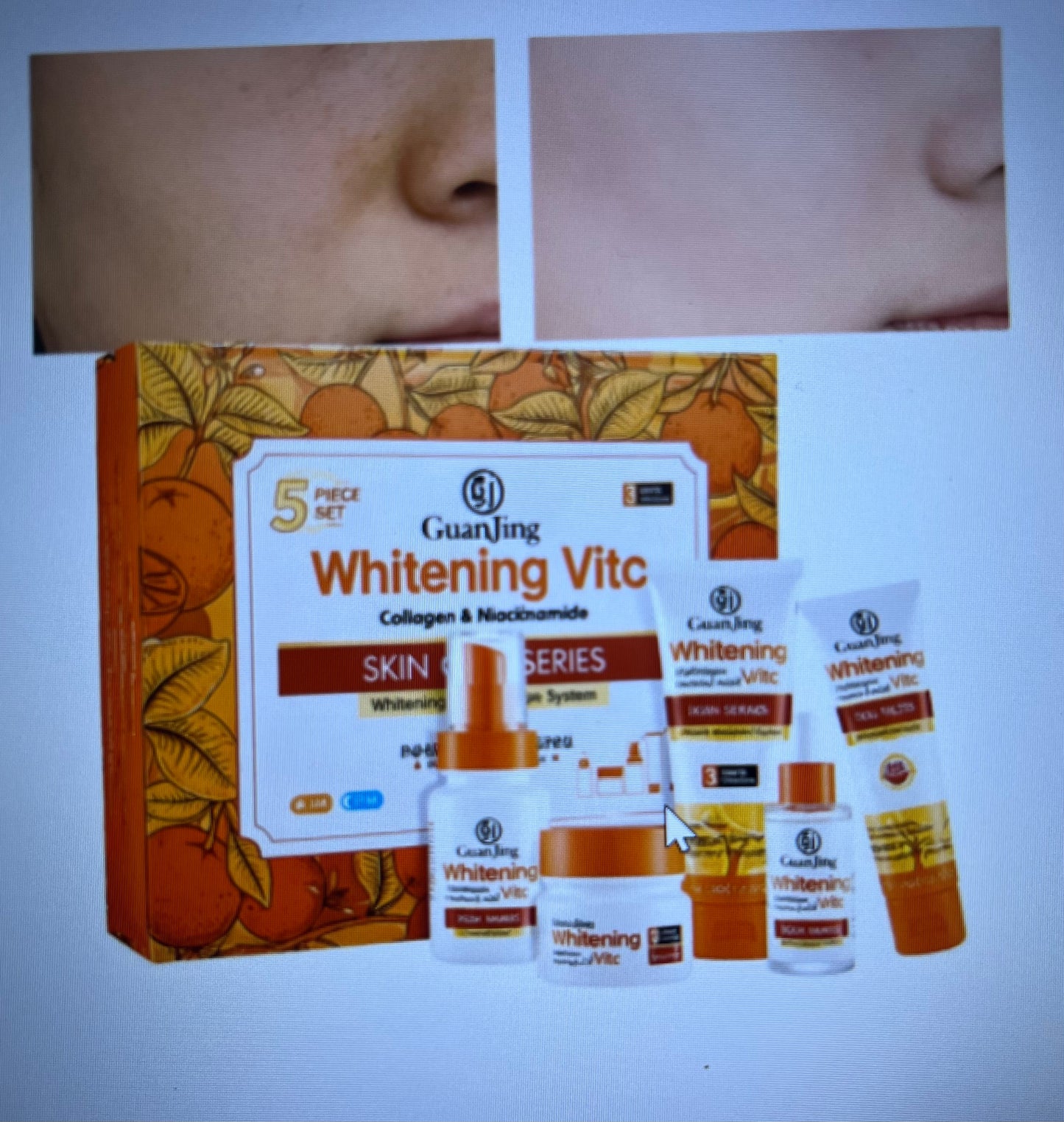 Skincare iluminador con vitamina C (5 piezas)