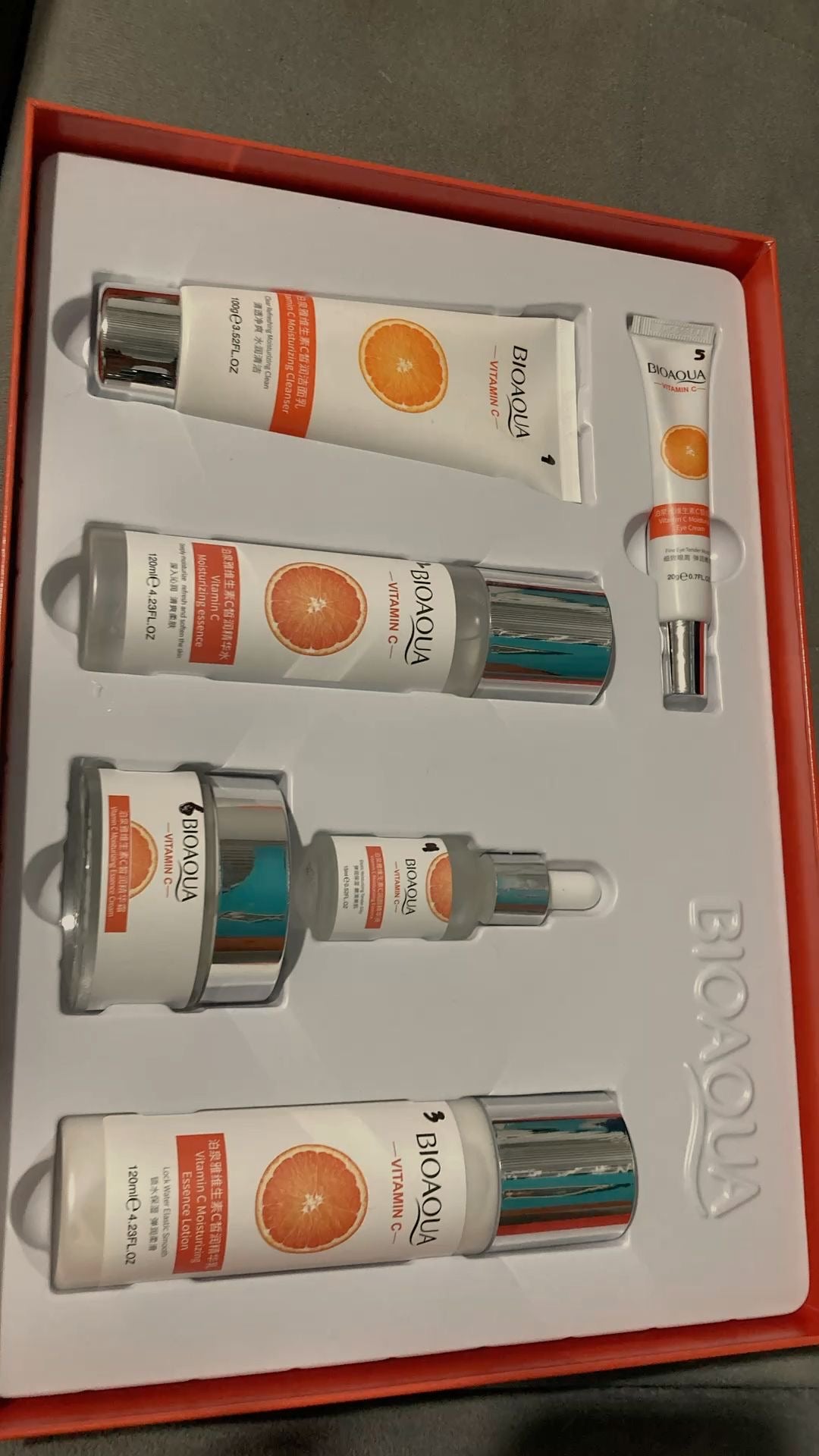 🍊 Combo Vitamina C Bioaqua – Iluminación y renovación facial
