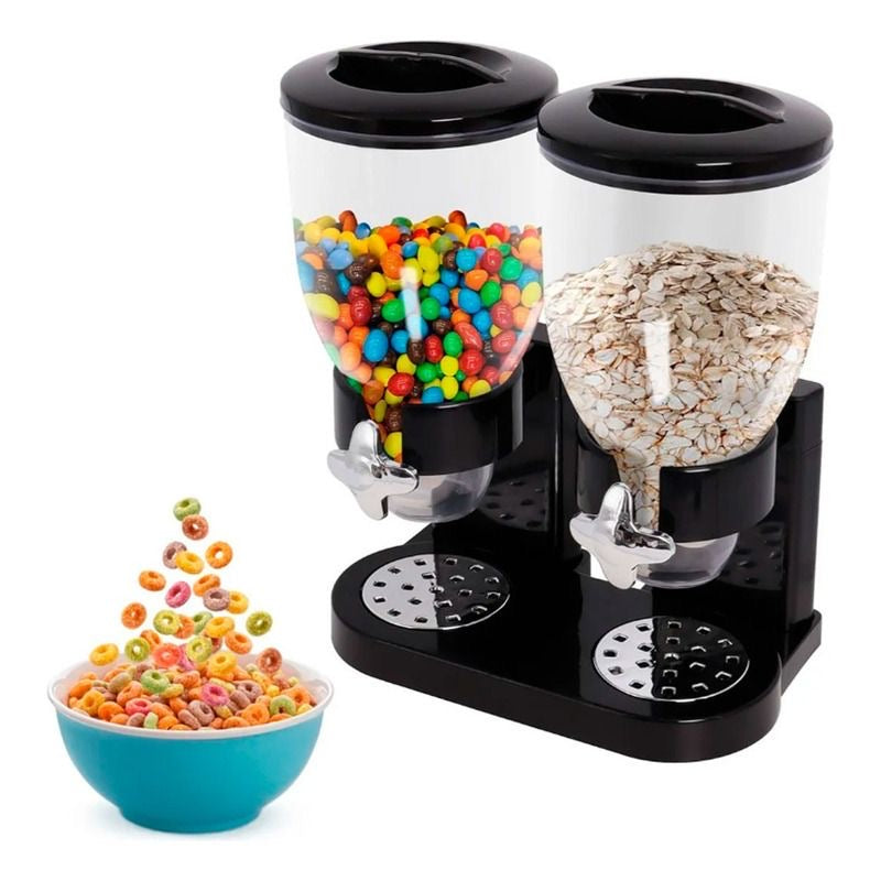 Dispensador doble cereal 4 litros 🥣