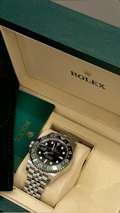 Rolex Submariner Trenzado Plateado