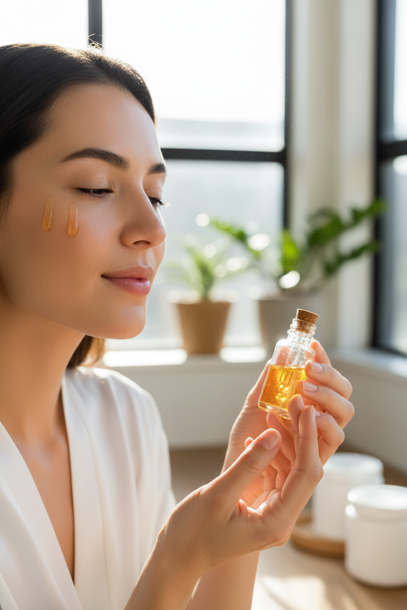 Piel radiante con serum de Vitamina C