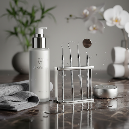 Detalle de herramientas premium del kit