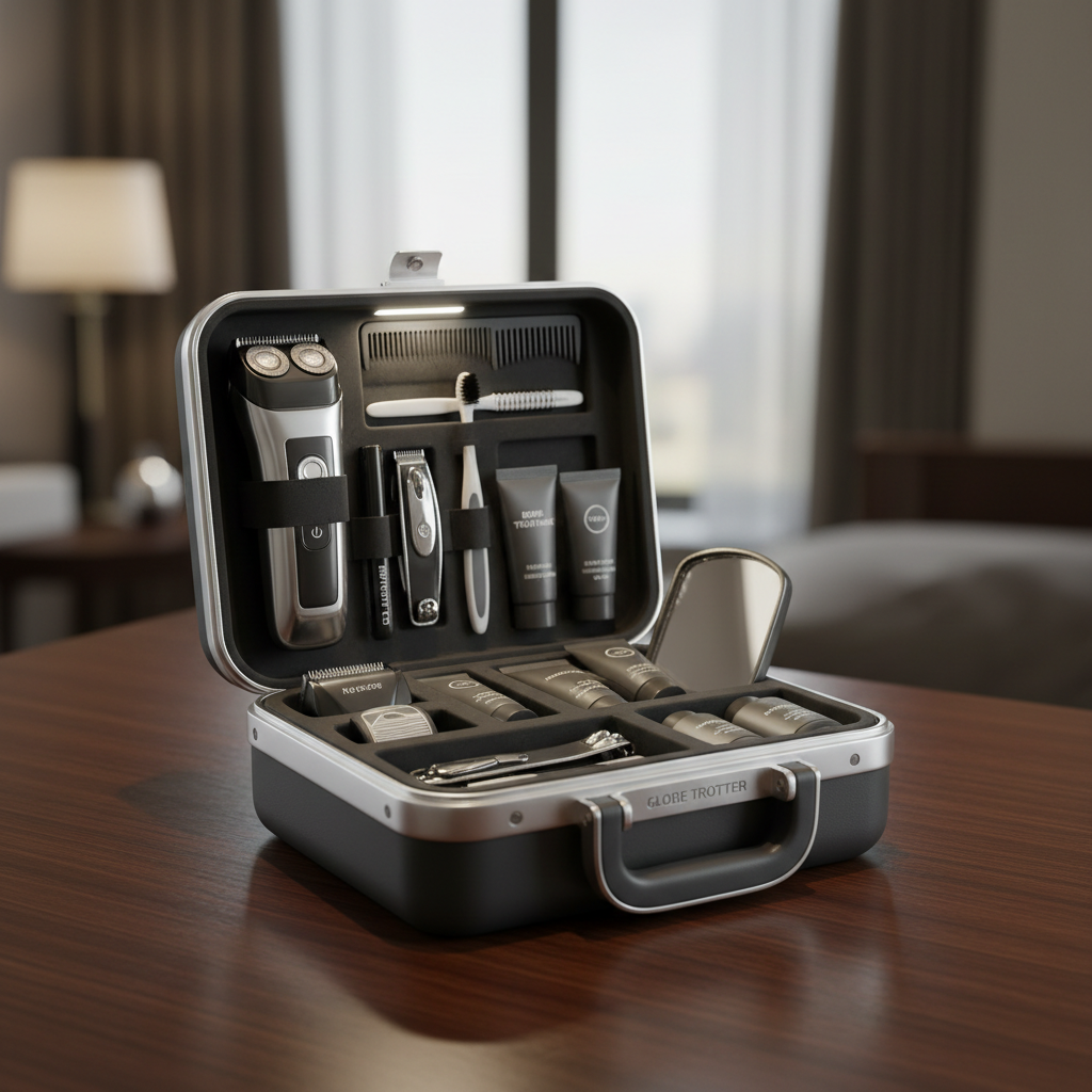 Kit portátil en estuche de viaje