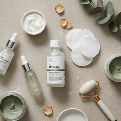 Rutina de skincare con The Ordinary