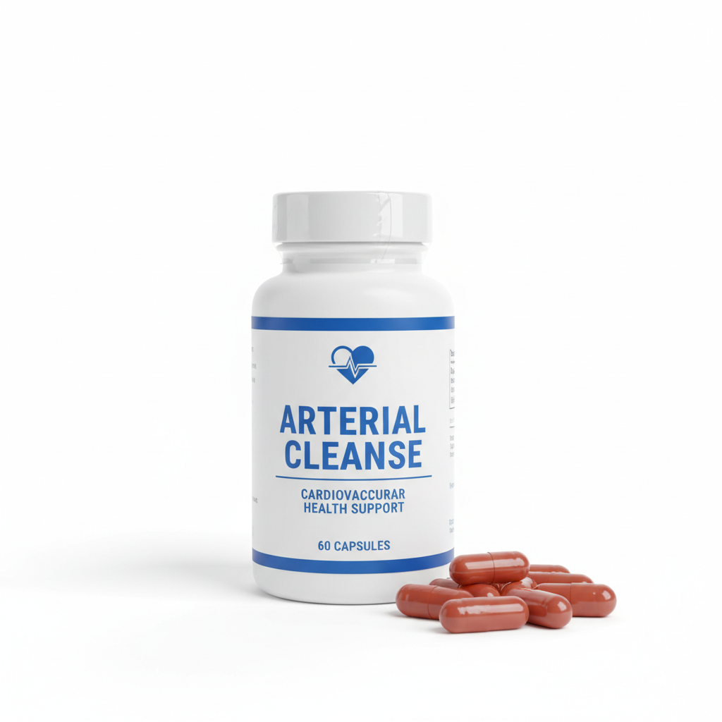 Frasco de Arterial Cleanse 60 cápsulas